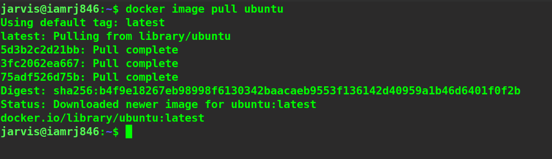 docker image pull ubuntu