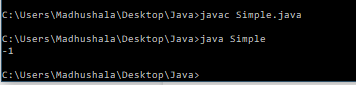 Java Last index of