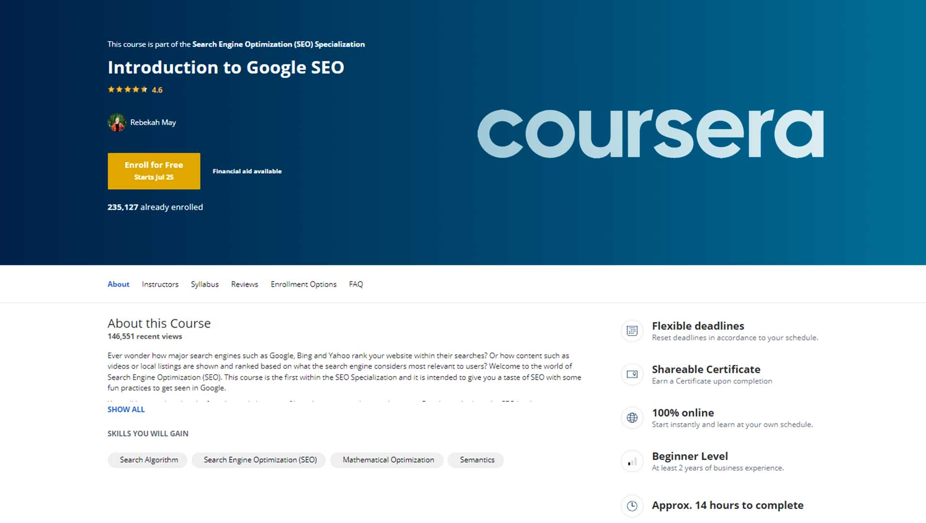 10 Best SEO Courses To Take In 2022