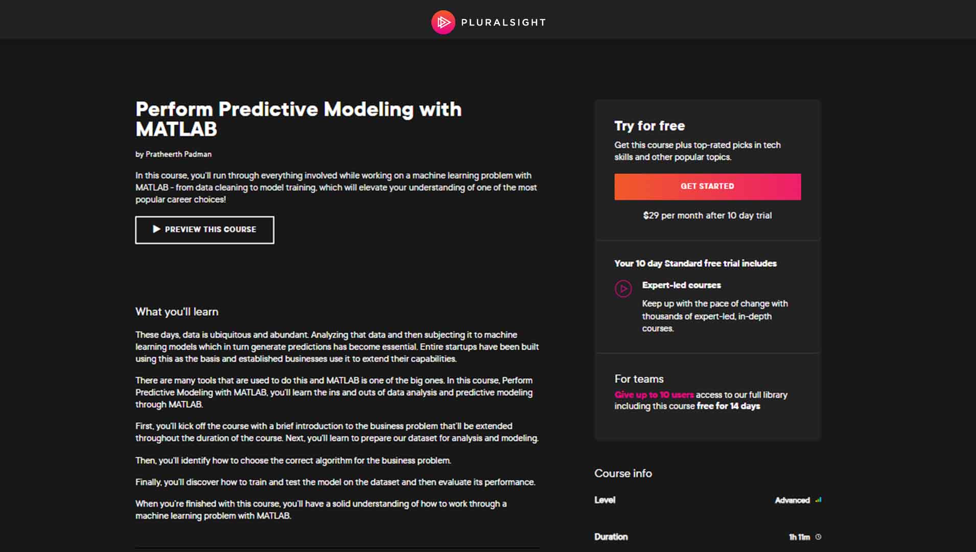 Perform Predictive Modeling with MATLAB