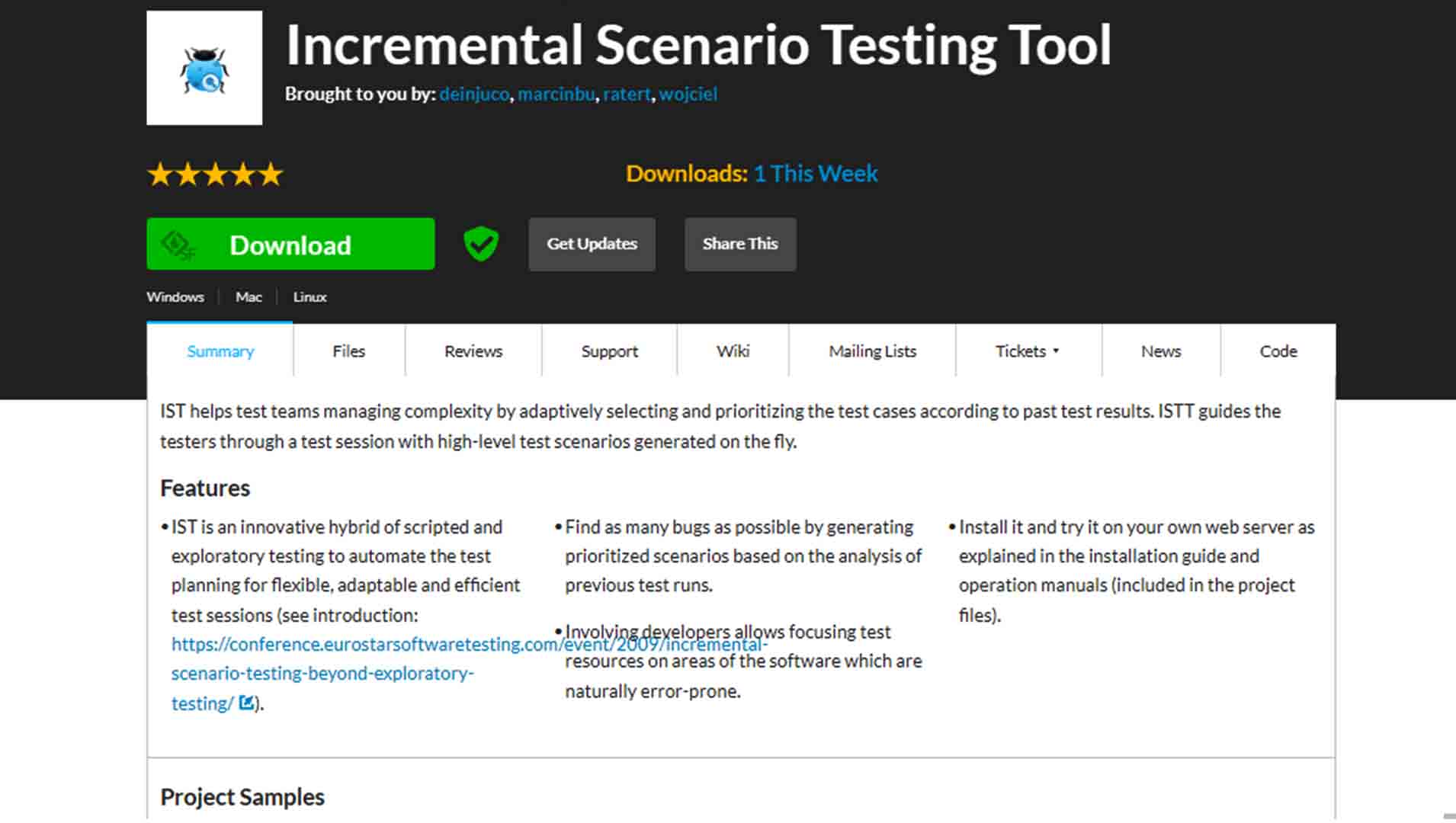  Incremental Scenario Testing Tool