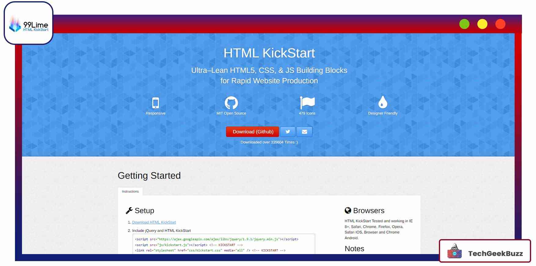 HTML5 Kickstart