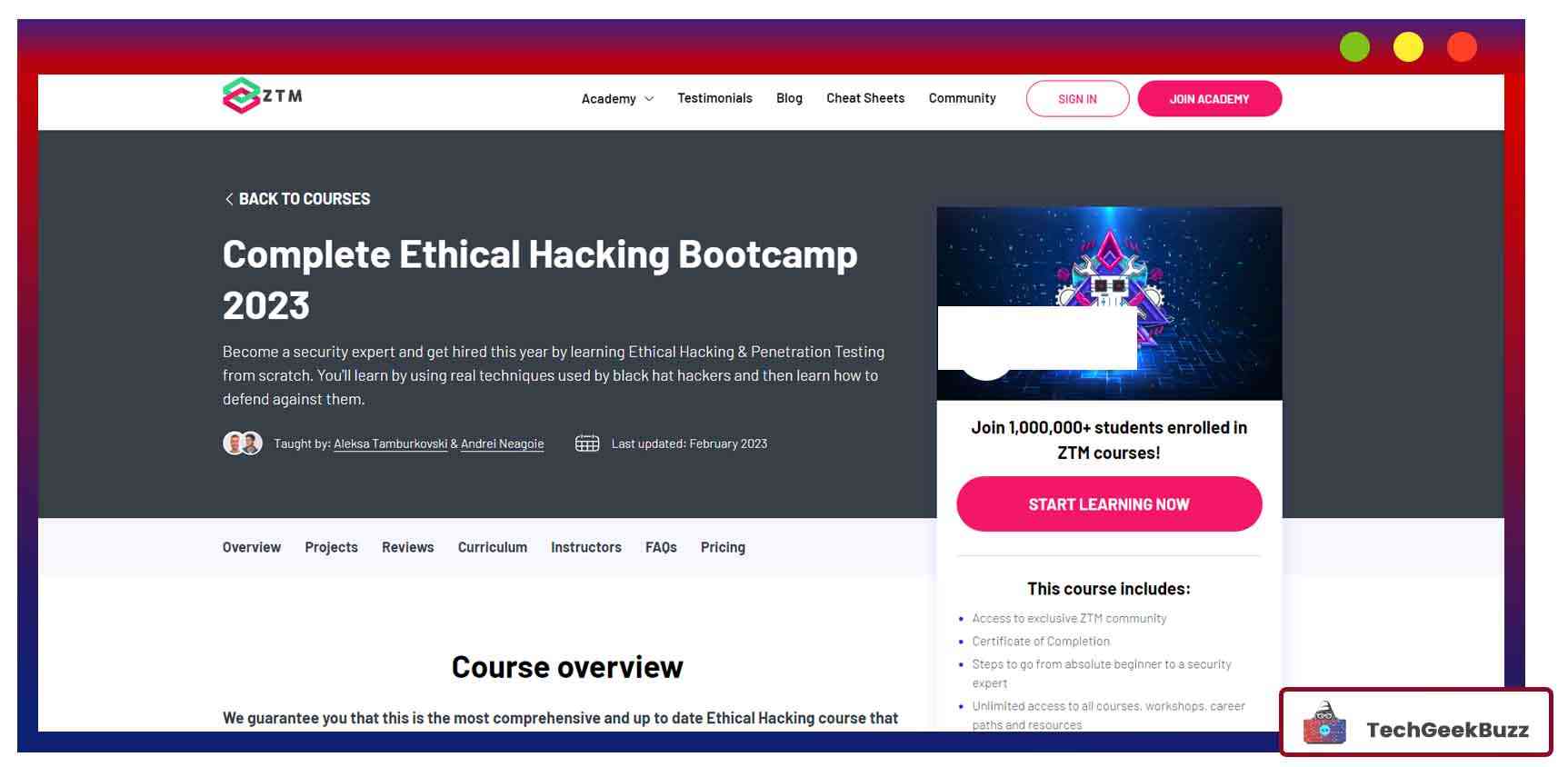 Complete Ethical Hacking Bootcamp 2022