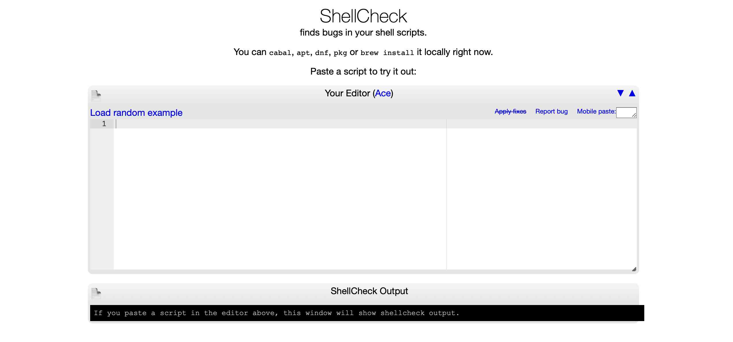 ShellCheck